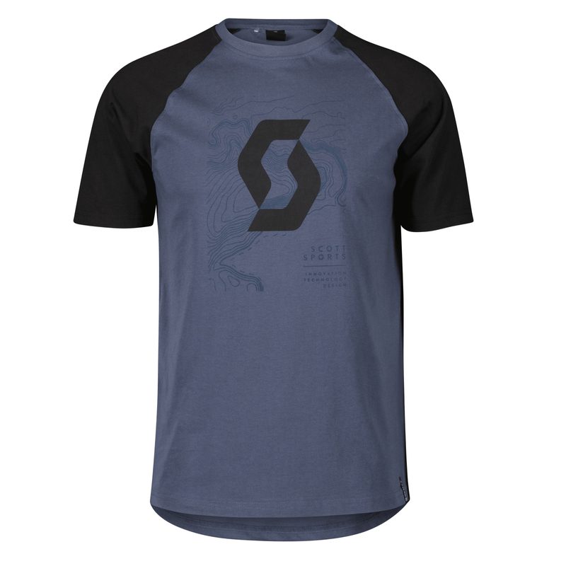 Свитер SCOTT Icon Raglan SS, цвет: Metal Blue/Black