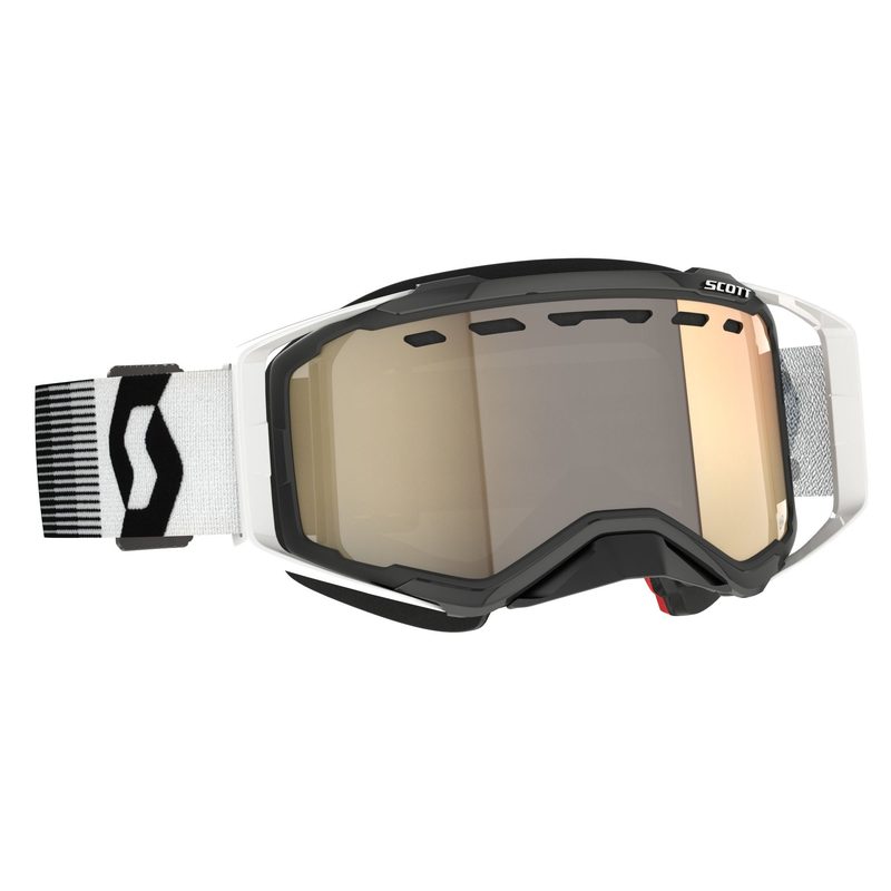 Очки SCOTT Prospect Snow Cross LS, цвет: Premium Black/White/Light Sensitive Bron