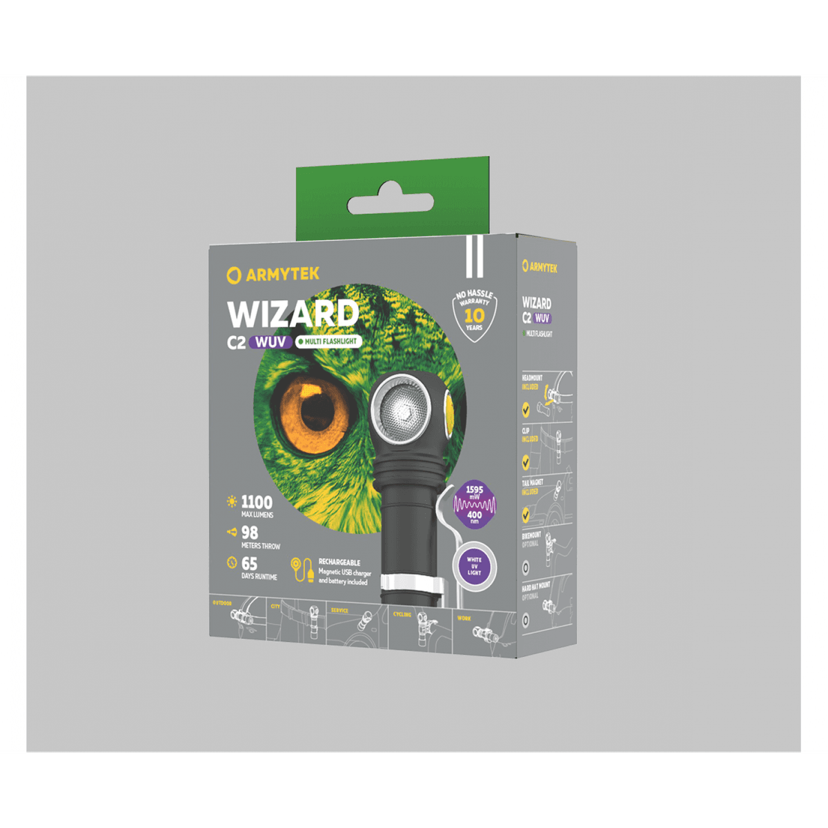 Мультифонарь светодиодный Armytek Wizard C2 WUV — фото 5