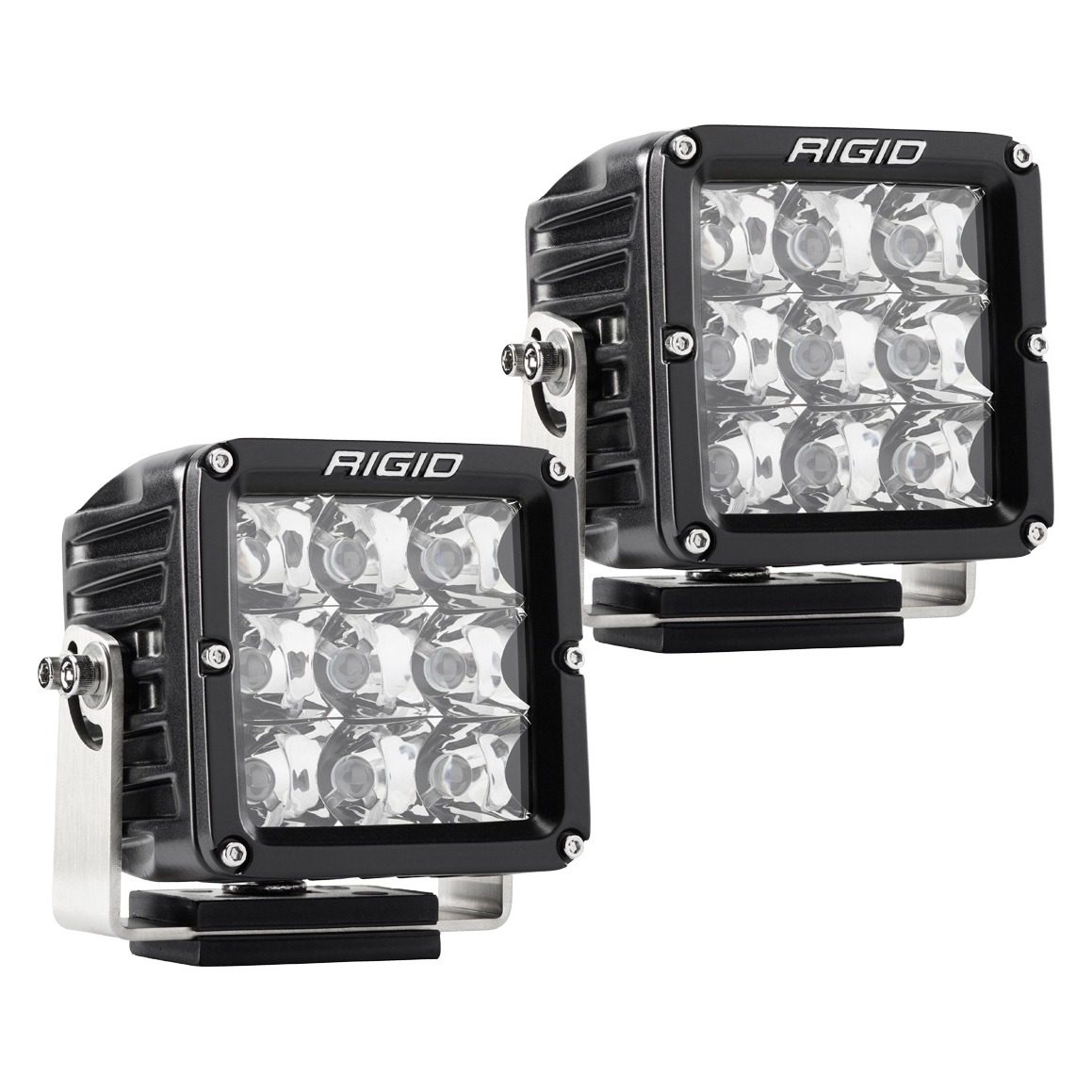 Фары RIGID D-XL Серия PRO (9 светодиодов) - Дальний свет (пара)