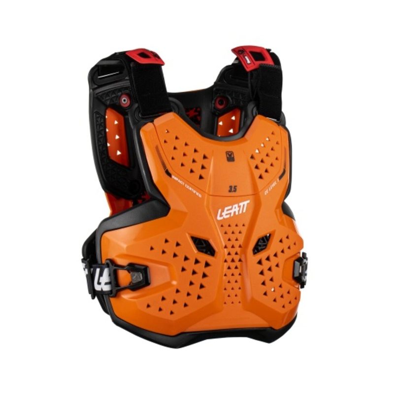 Защитный панцирь подростковый LEATT 3.5 Junior, цвет: Orange/Black
