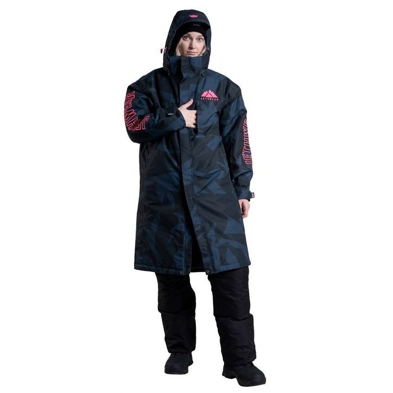 Плащ утепленный Jethwear Pit Coat, цвет: Blue Burst