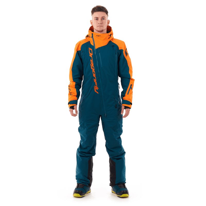 Комбинезон утепленный Dragonfly Gravity Premium, цвет: Dark Ocean/Orange