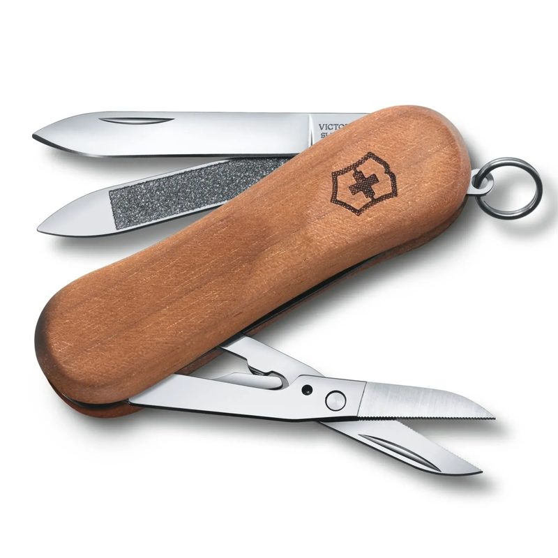 Нож-брелок Victorinox Classic EvoWood 81, цвет: Brown