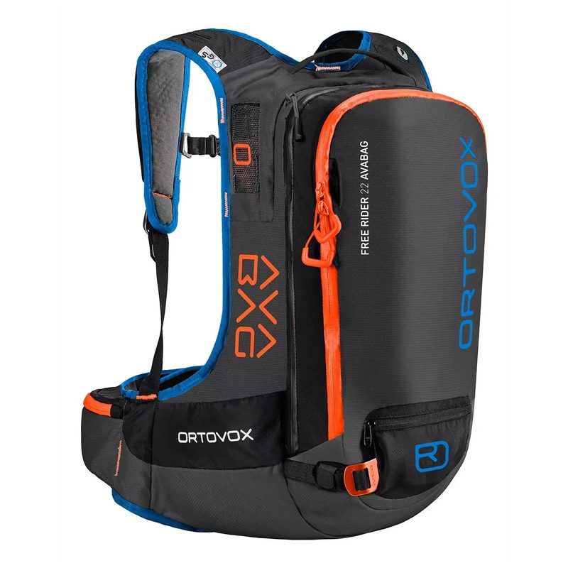 Рюкзак с защитой спины Ortovox Freerider 22 Avabag Kit с Ava-Unit, цвет: Black Anthracite
