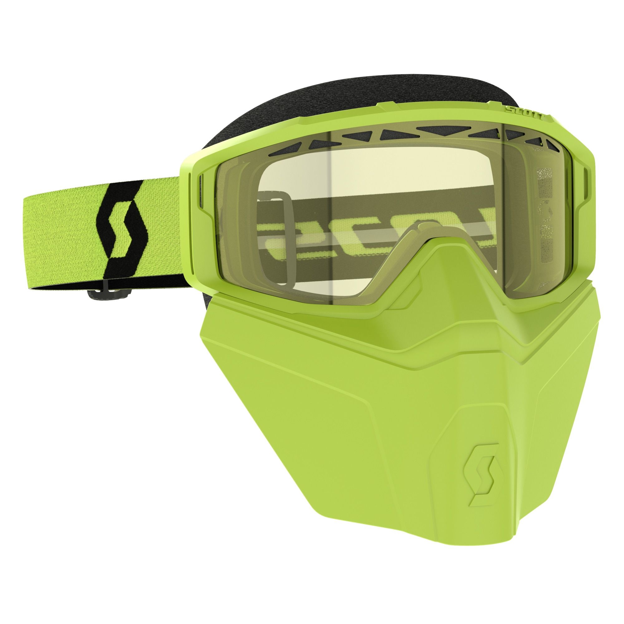 Очки SCOTT Primal Safari Facemask, Yellow/Black/Yellow, 2024: от 7 700 ₽