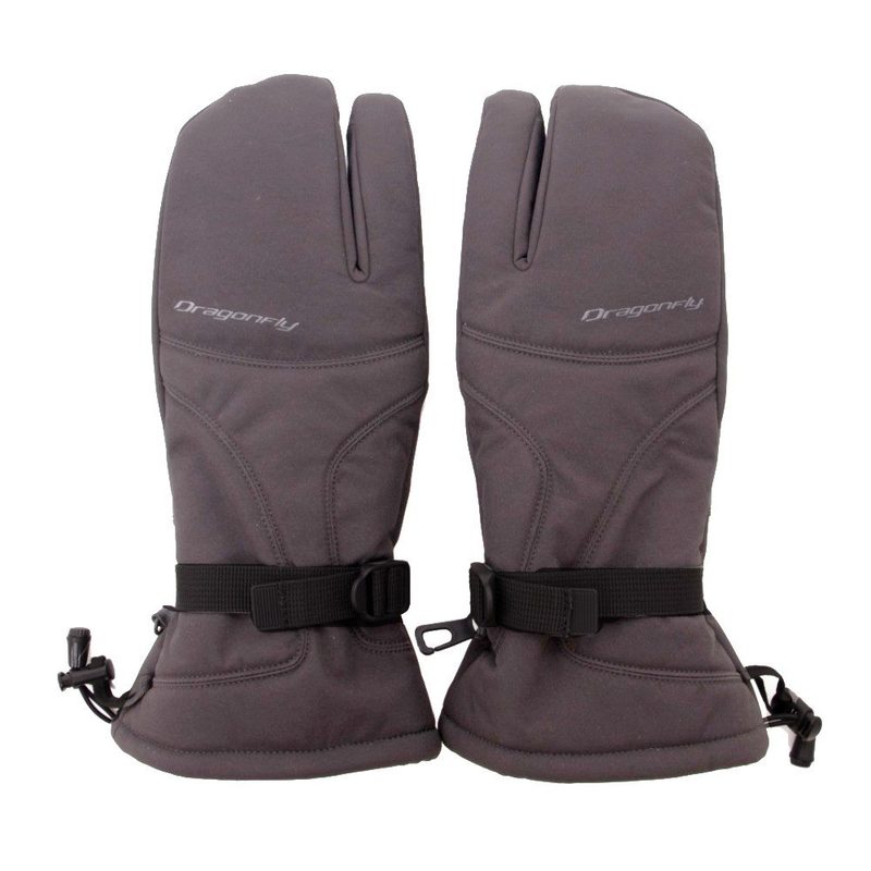 Варежки Dragonfly DF Snowmobile Mittens, цвет: Gray