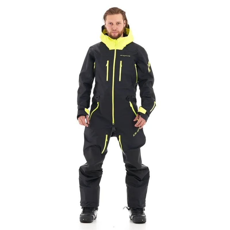 Комбинезон облегченный Dragonfly SuperLite 3L, цвет: Black/Yellow/Fluo