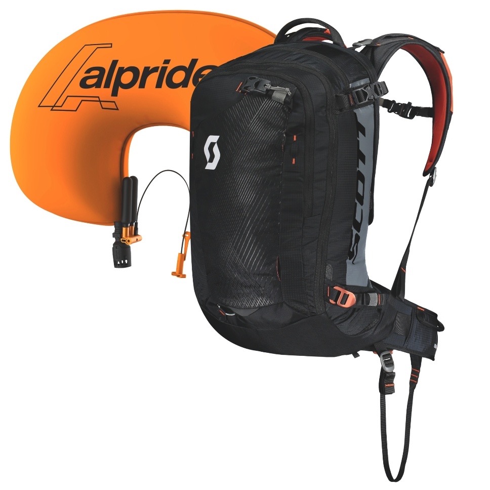 Рюкзак лавинный SCOTT Guide AP 30 Kit, Black/Burnt/Orange, 2021