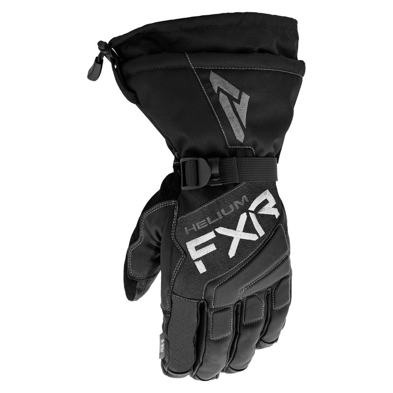 Перчатки FXR Hybrid Helium Leather Gauntlet, цвет: Black