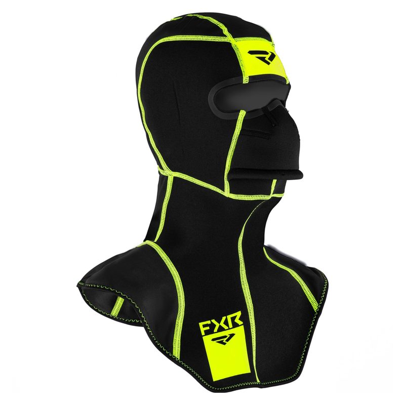 Балаклава FXR Cold-Stop Anti-Fog, цвет: Black/Hi-Vis