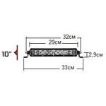 Фары RIGID 10" SR-серия PRO (12 светодиодов) - Комбинированный свет (Водительский/Дальний) — миниатюра 2