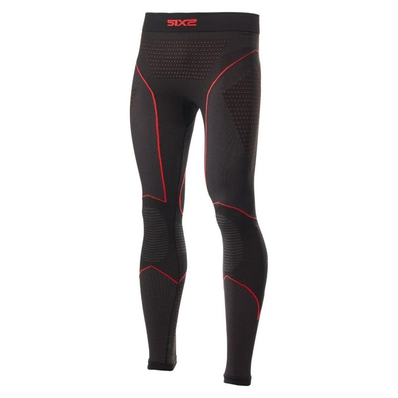 Термоштаны SIXS PNXW CU, цвет: Black/Red
