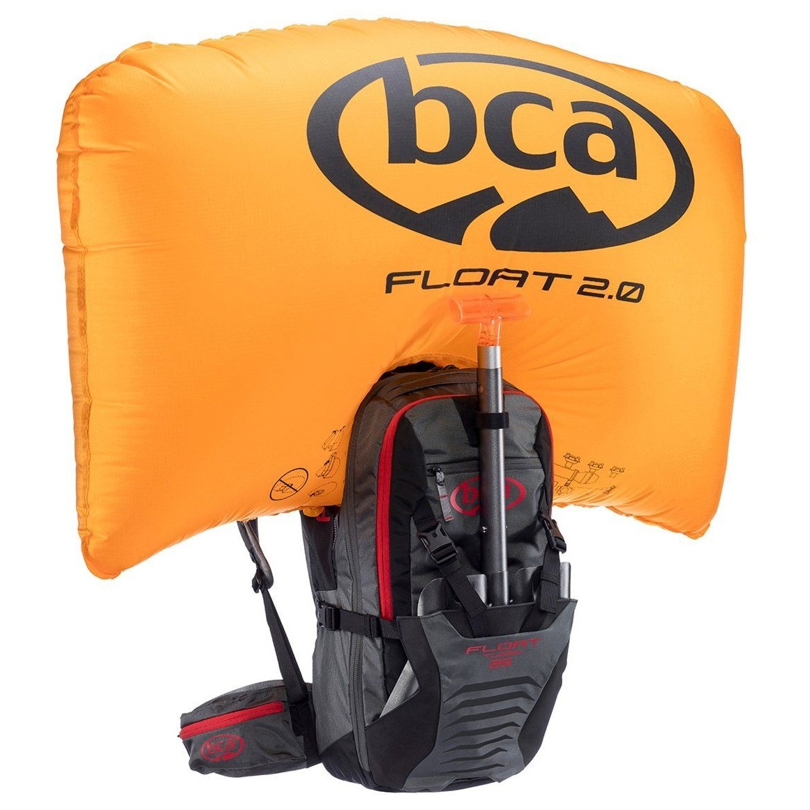 Рюкзак лавинный BCA Float 25 c cистемой Float 2.0, Turbo Black, 2019 ...