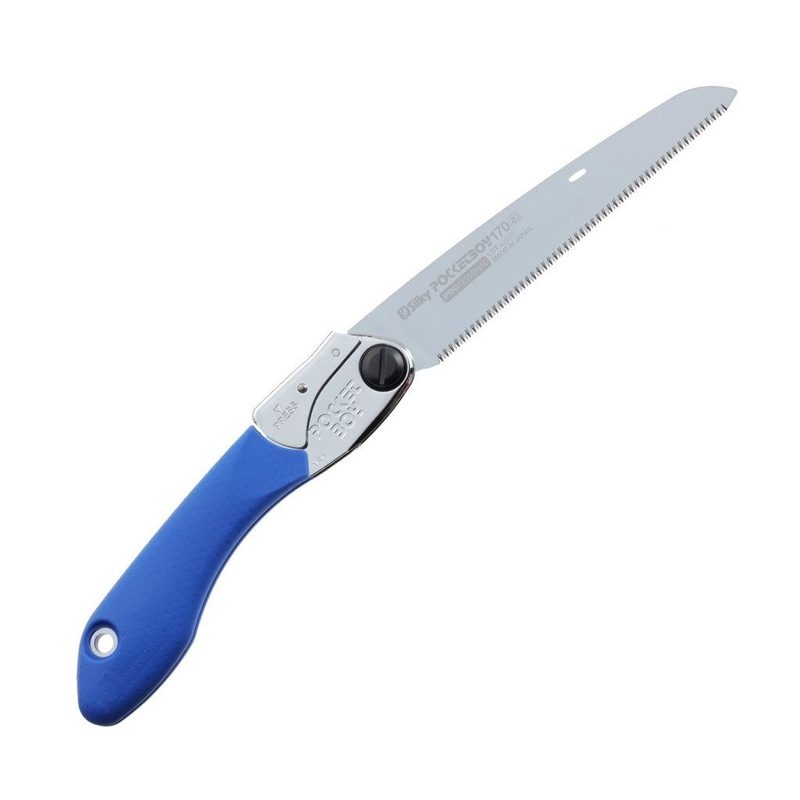 Пила складная Silky Pocketboy 170, цвет: Blue