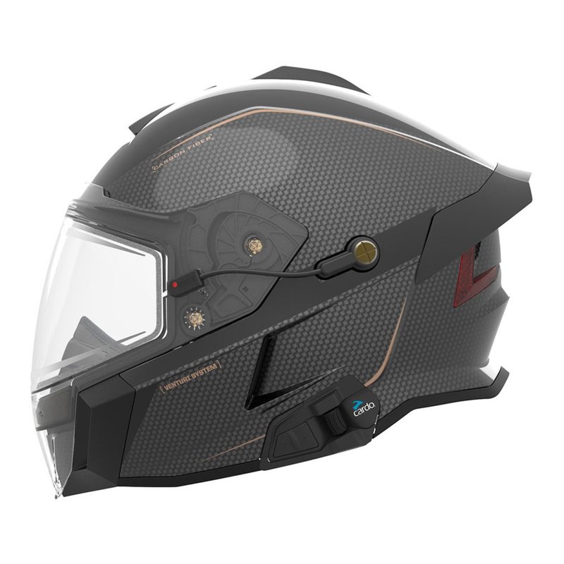 Шлем с подогревом 509 Delta V Carbon Commander, цвет: Black Gold