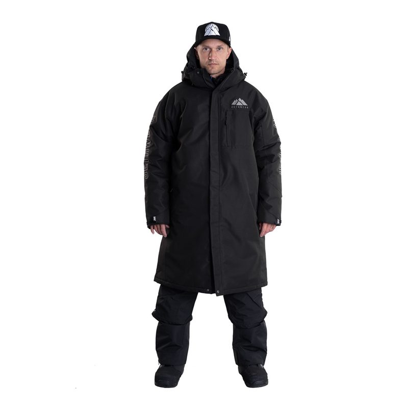 Плащ утепленный Jethwear Pit Coat, цвет: Black