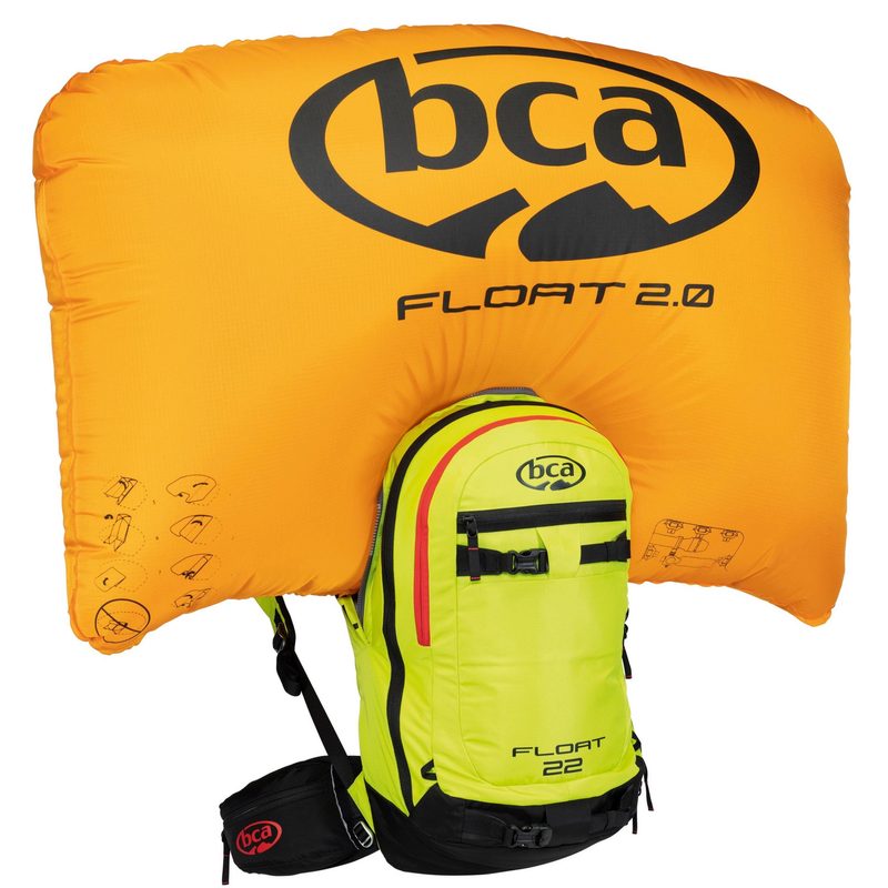 Рюкзак лавинный BCA Float 22 c системой Float 2.0, цвет: Radioaktive Lime