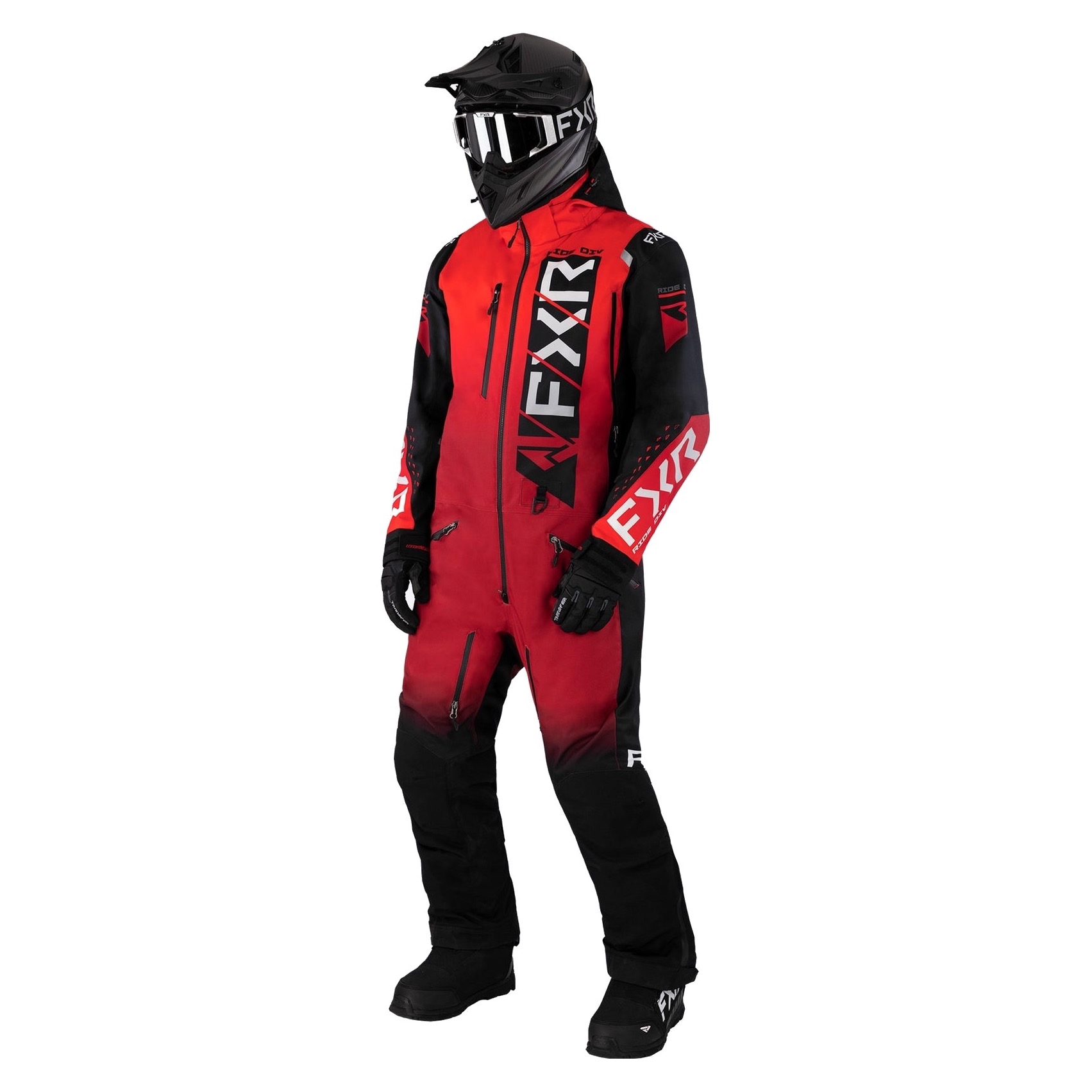 Комбинезон облегченный FXR Helium, Black/Red, 2023: от 82 740