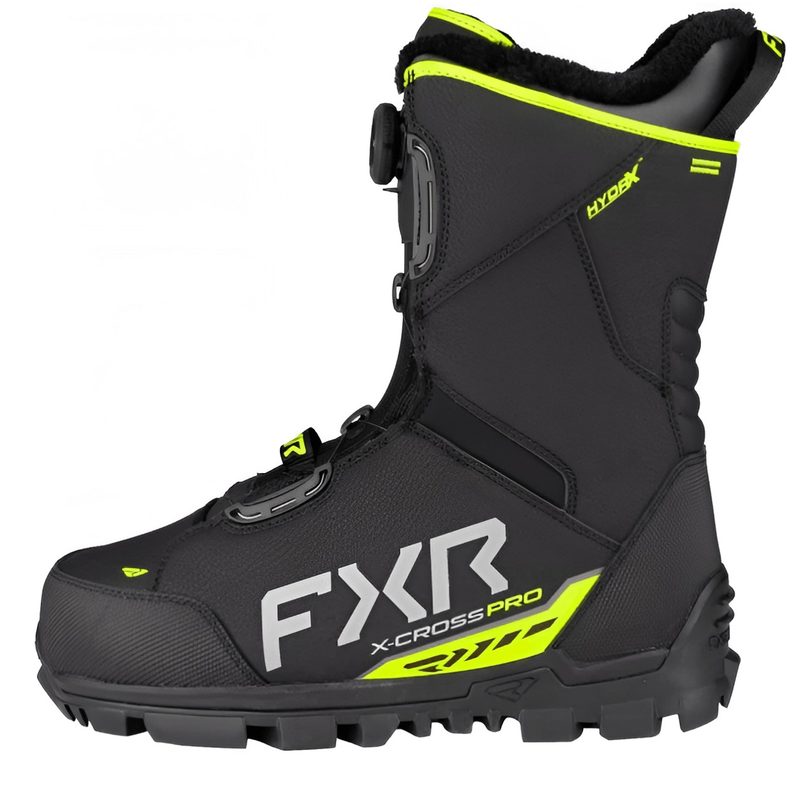 Ботинки FXR X-Cross Pro BOA, цвет: Black/Hi-Vis