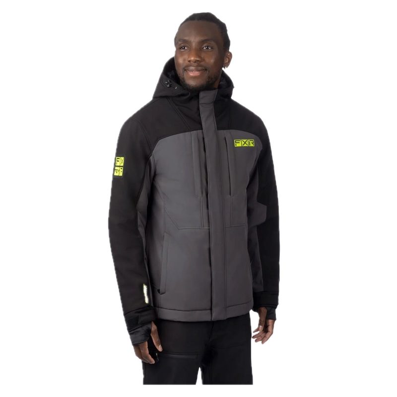 Куртка утепленная FXR Vertical Pro Softshell, цвет: Asphalt/Black