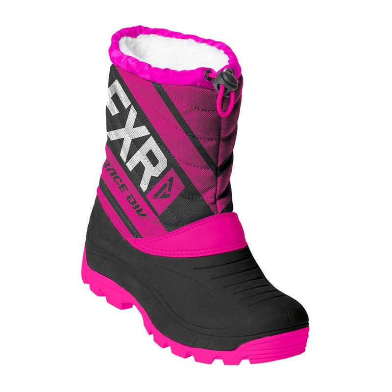 Ботинки детские FXR Octane, цвет: Black/Fuchsia
