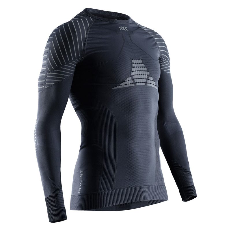 Термокофта X-Bionic Invent 4.0, цвет: Anthracite/Black