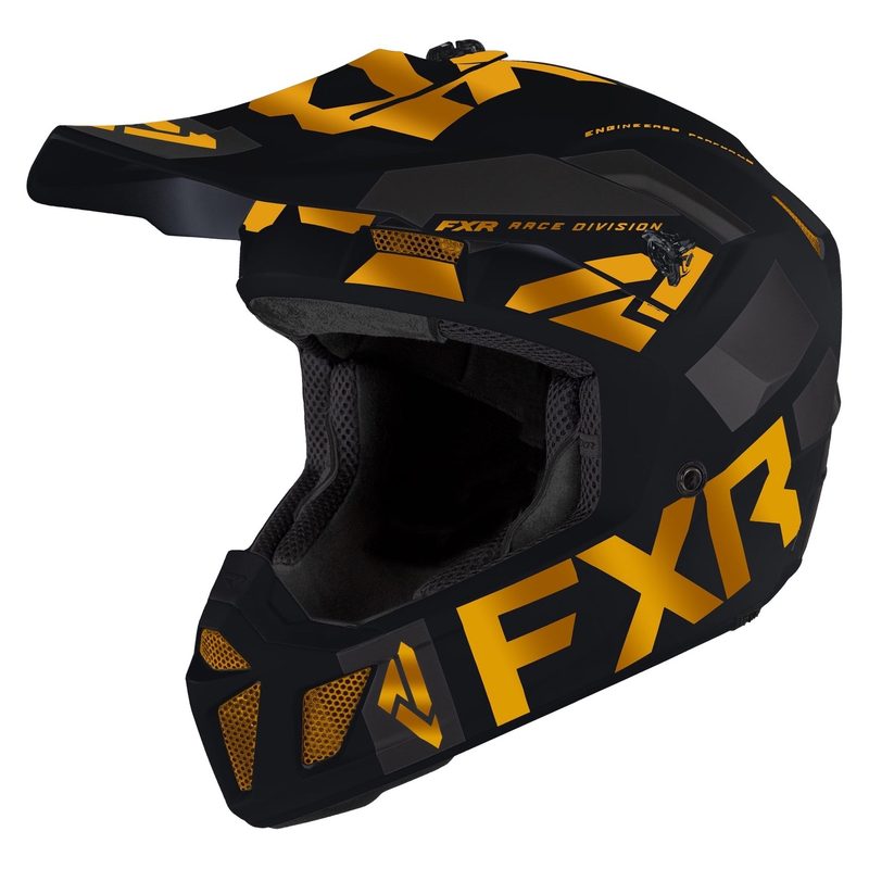 Шлем FXR Clutch Evo Le.5, цвет: Black/Gold
