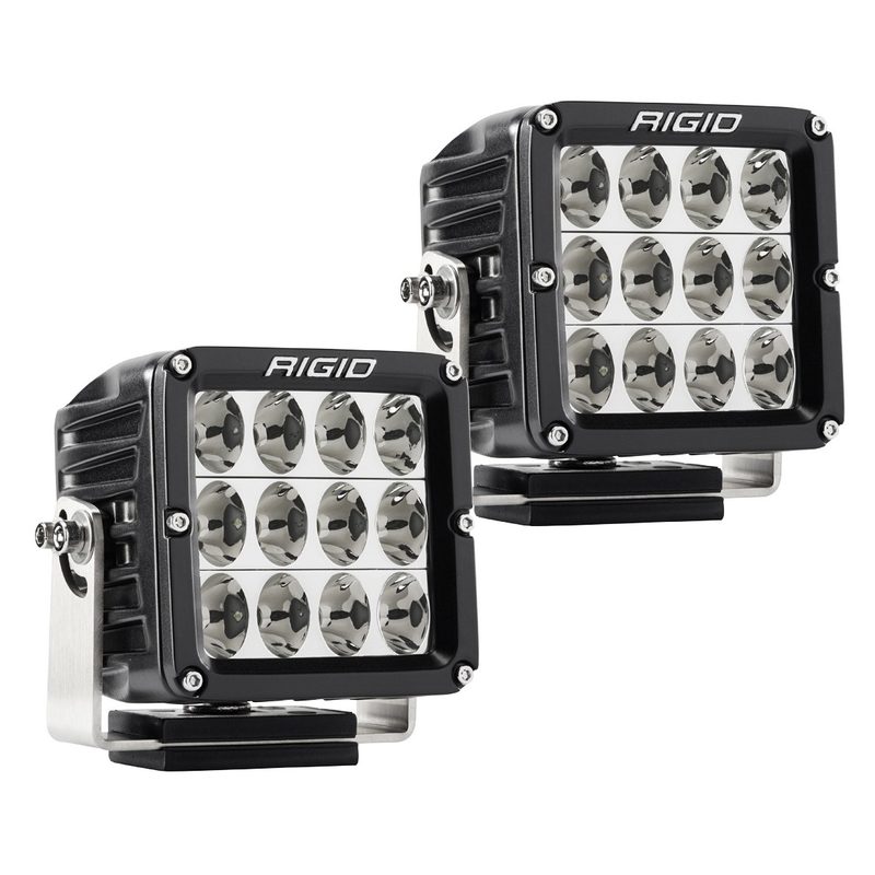 Фары RIGID D-XL Серия PRO (12 светодиодов) - Водительский свет (пара)