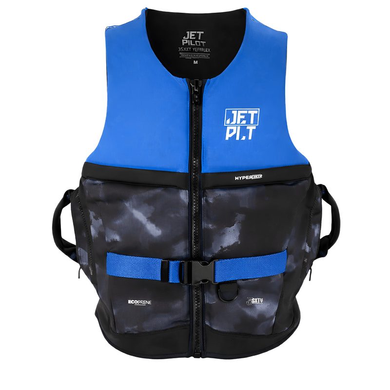 Жилет спасательный JetPilot 3SXTY Hyperflex S-Grip Eco L50S, цвет: Blue