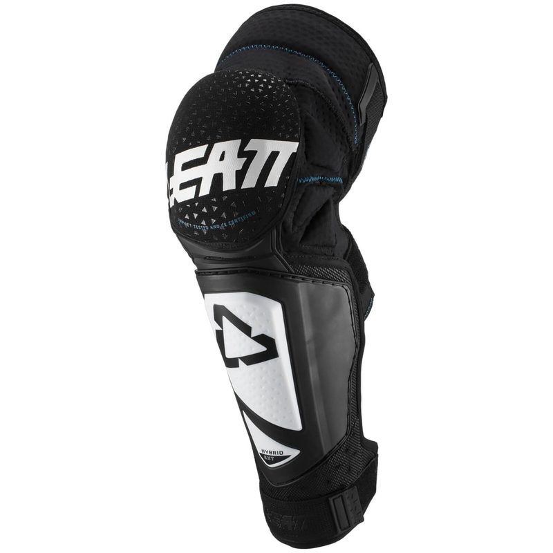 Наколенники LEATT 3DF Hybrid EXT, цвет: White/Black