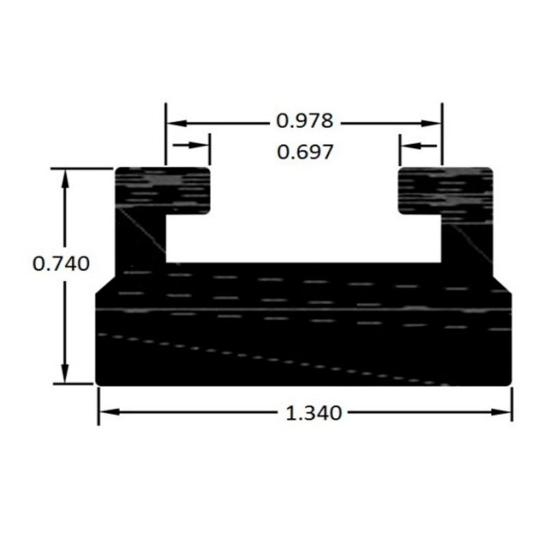 Склиз Sledex 27 черный 56" для Yamaha, цвет: Black