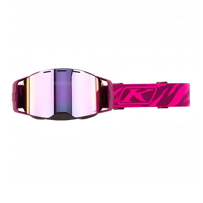 Очки KLIM Edge Focus, цвет: Zebra Pink Glo Dark Smoke Pink Mirror