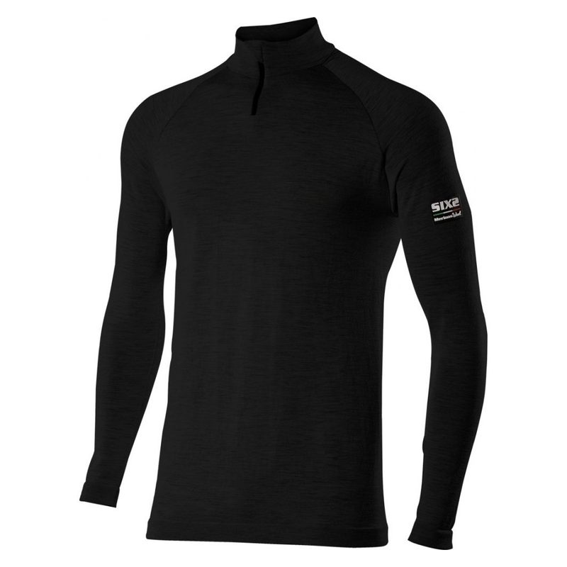Термокофта SIXS TS13 Merinos Wool, цвет: Black