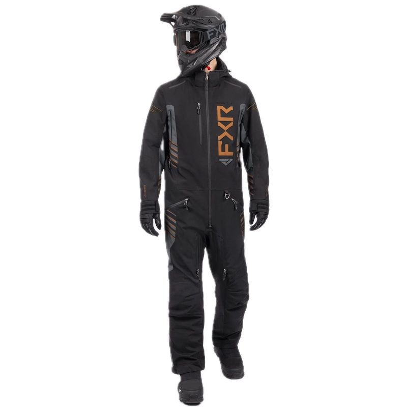 Комбинезон облегченный FXR Helium, цвет: Black/Asphalt/Copper