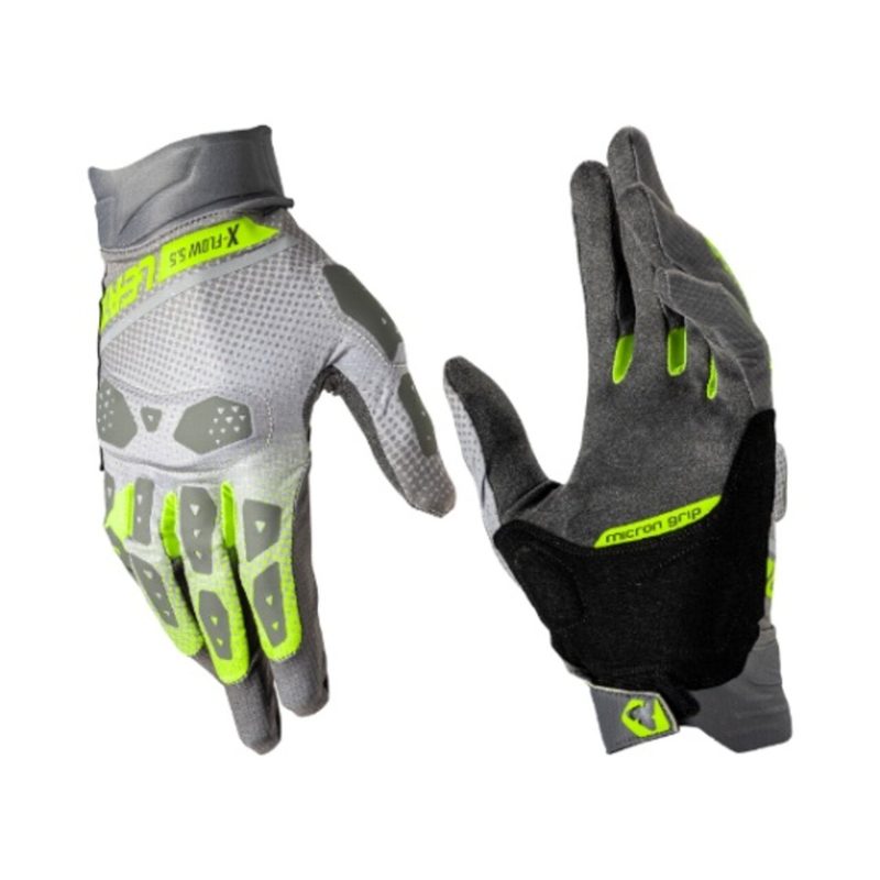 Перчатки LEATT ADV X-Flow 5.5 Short, цвет: Viz