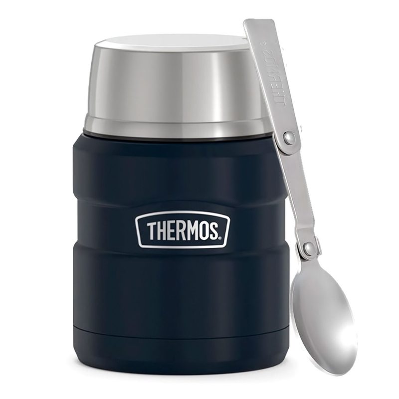 Термос с ложкой THERMOS SK3000 MMB 0.47 л., цвет: Dark Blue