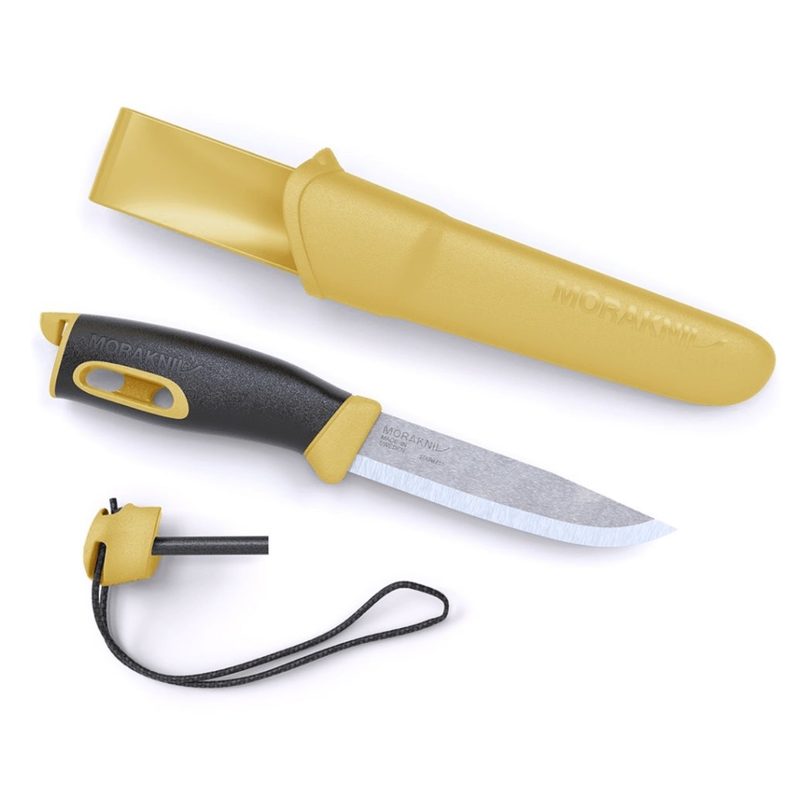 Нож Morakniv Companion Spark Yellow, нержавеющая сталь, 13573