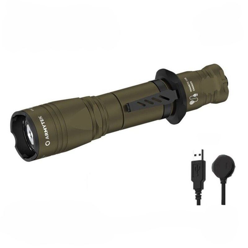 Фонарь Armytek Dobermann Pro Magnet USB Olive