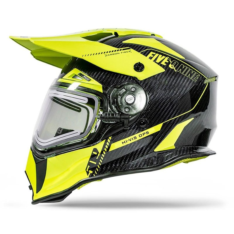 Шлем с подогревом 509 Delta R3L Carbon, цвет: Hi-Vis Ops