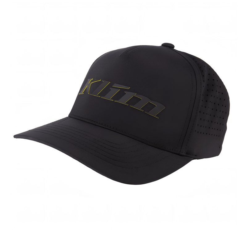 Бейсболка KLIM Performance, цвет: Black/Vibrant Yellow