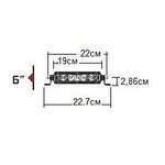 Фары RIGID 6" SR-серия PRO (6 светодиодов) - Дальний свет Midnight Edition — миниатюра 2