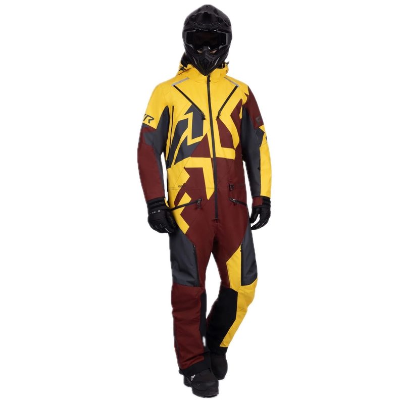 Комбинезон утепленный FXR Cold Cross CX F.A.S.T., цвет: Yellow/Oxblood