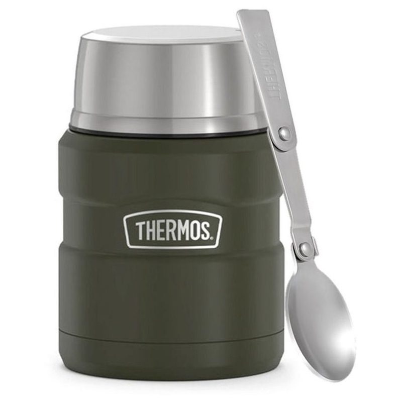 Термос с ложкой THERMOS SK3000 MAG 0.47 л., цвет: Khaki