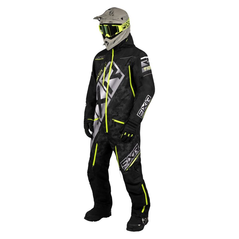 Комбинезон облегченный FXR CX, цвет: Black/Black Camo/Hi-Vis