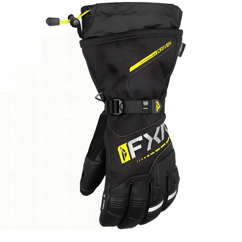 Перчатки FXR Fuel, цвет: Black/Hi-Vis