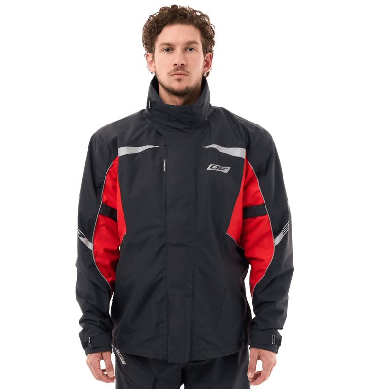 Куртка дождевик Dragonfly Evo, цвет: Black/Red