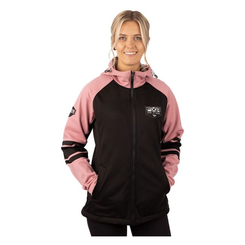 Куртка женская FXR Maverick, цвет: Black/Dusty Rose