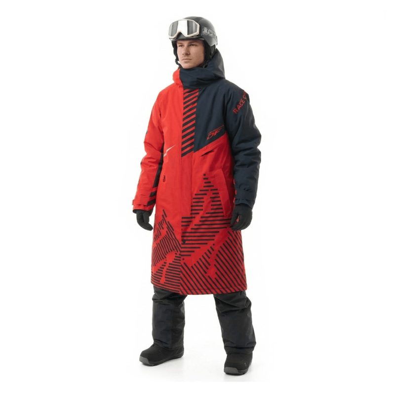 Плащ утепленный Dragonfly Race Coat, цвет: Red/Black