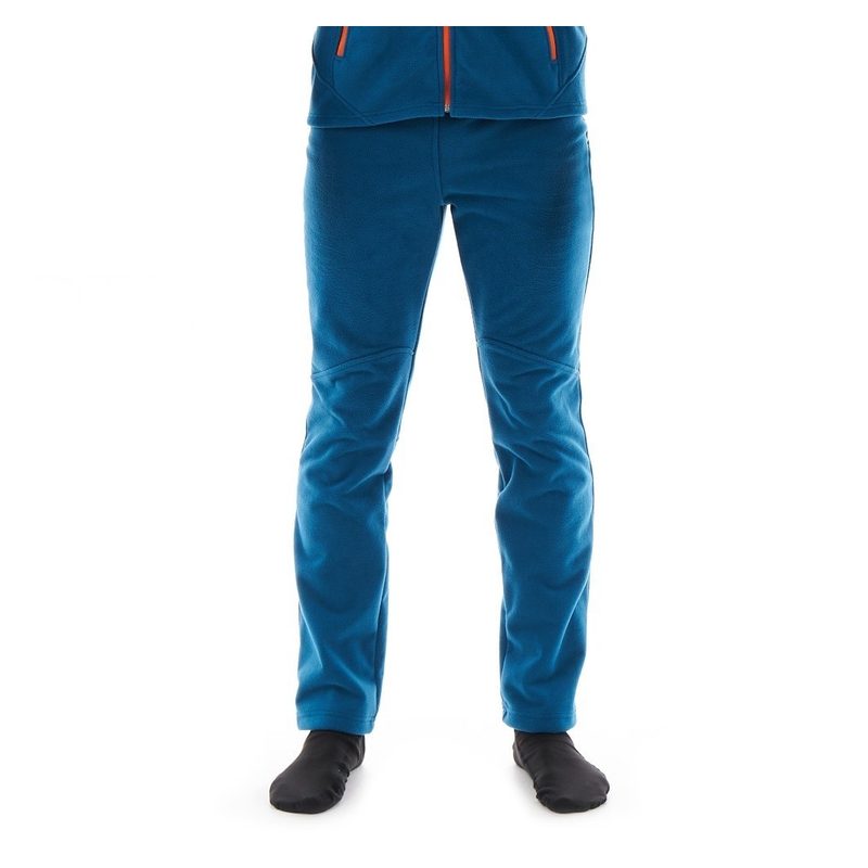 Штаны флисовые Dragonfly, цвет: Blue/Orange